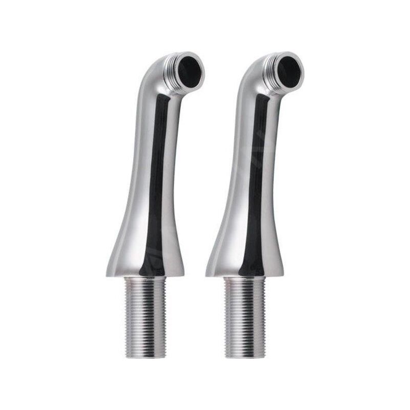 Antea - Raccordement pour installation de mitigeur sur bord de baignoire, 2 pièces, chrome 9851 - Sapho