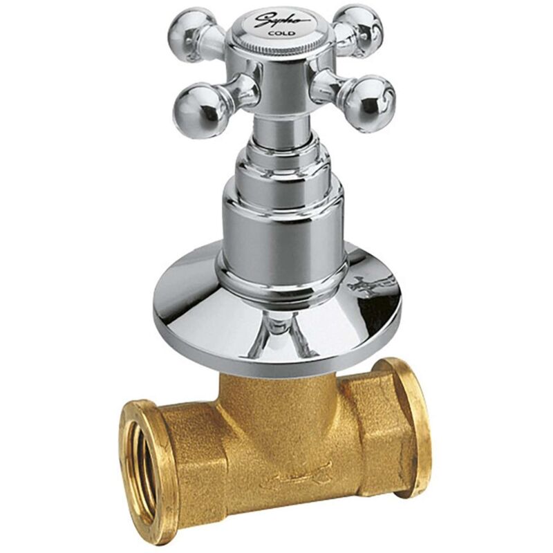 Sapho - Reitano Rubinetteria Antea - Robinet refermable encastré avec corps d'encastrement, chaude, chrome 3051H