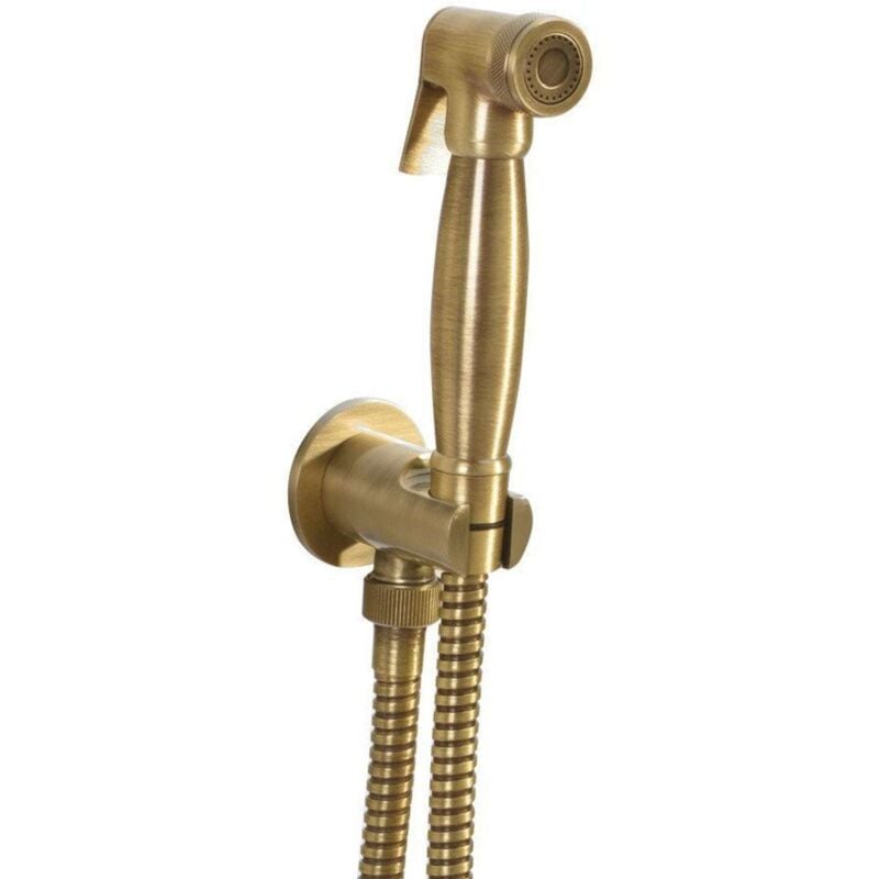 Sapho - Reitano Rubinetteria Retro - Douchette de bidet avec flexible, bronze 9106