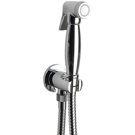 Sapho Retro - Douche de bidet avec flexible et support de douche, chrome 9101