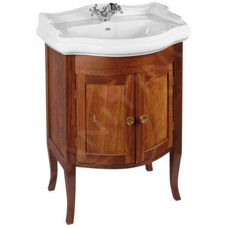Sapho Retro - Meuble de lavabo 600x800x450 mm, hêtre 735140