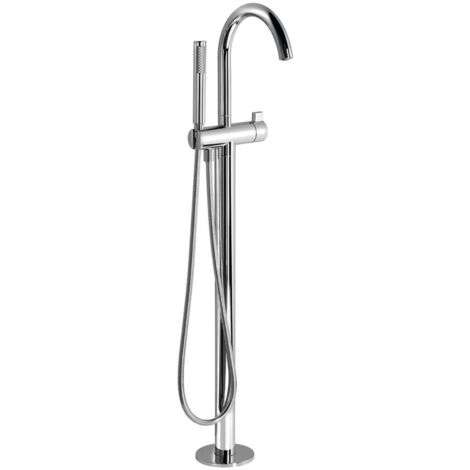 Sapho Rhapsody - Miscelatore da pavimento per vasca con bocca girevole, cromo R5018