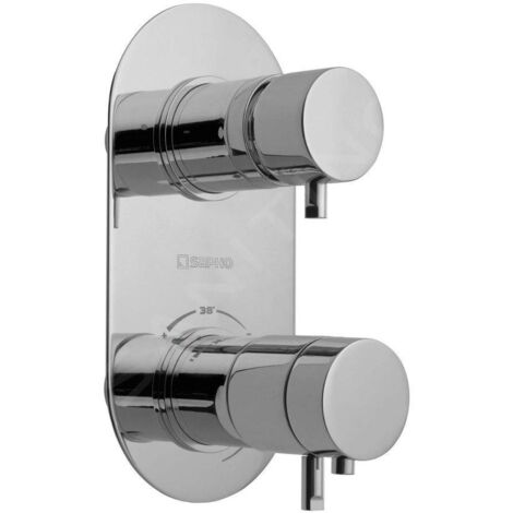 Sapho Rhapsody - Mitigeur thermostatique encastré, 2 sorties, chrome 5585T