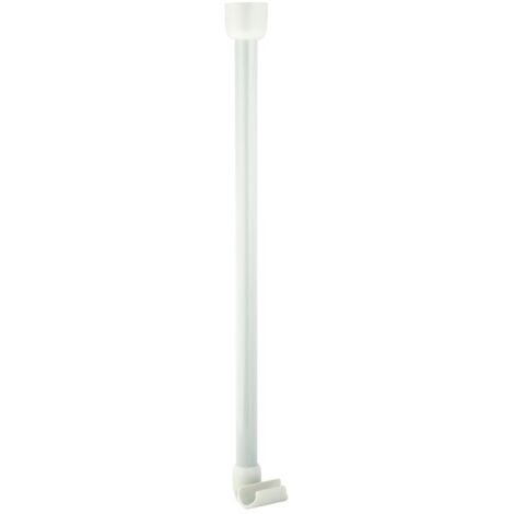 Sapho Ridder complementos - Soporte Esquina Barras de Ducha Universal, Blanco 596001