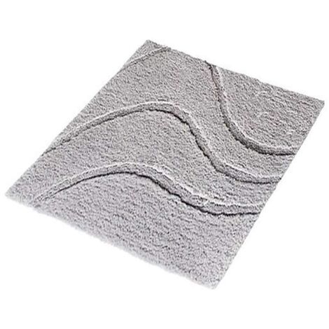 Sapho Ridder La Ola - Tappetino da bagno, 550x500 mm, antiscivolo, grigio 729807