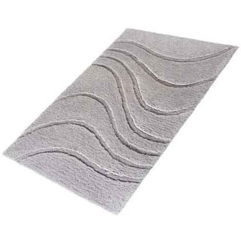 Sapho Ridder La Ola - Tappetino da bagno, 600x900 mm, antiscivolo, grigio 729307