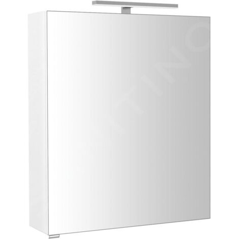 Sapho Riwa - Armoire avec miroir avec éclairage LED, 600x700x170 mm, blanc brillant RIW060-0030