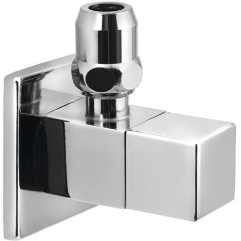Sapho Robinets d’angle - Robinet d'angle avec rosace, 1/2x3/8, chrome SL111