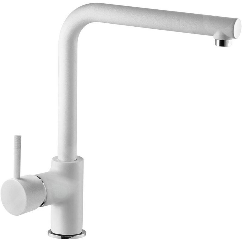 Sapho - Robinetterie - Mitigeur d'évier Inova, blanc mat RH125W