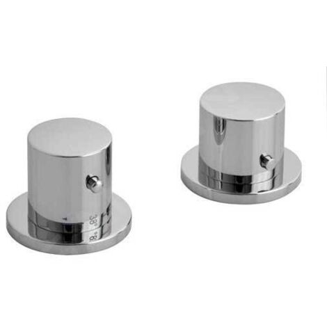 Sapho Robinetterie - Mitigeur thermostatique sur bord de baignoire, installation 2 trous, chrome TH100