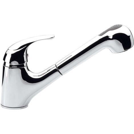 Sapho Saly - Grifo de fregadero con ducha extraíble, cromo SA070