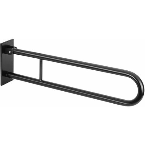 Sapho Sanitari e arredo bagno - Maniglione ribaltabile 81 cm, nero XH518B