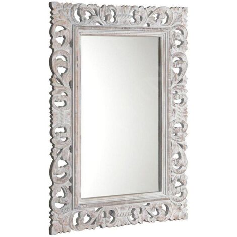Sapho Scule - Miroir dans un cadre 800x1200 mm, blanc IN324