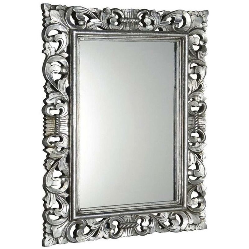 Sapho - Scule - Miroir en cadre, 70x100 cm, argent IN156