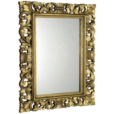 Sapho Scule - Miroir en cadre, 70 x 100 cm, or IN163