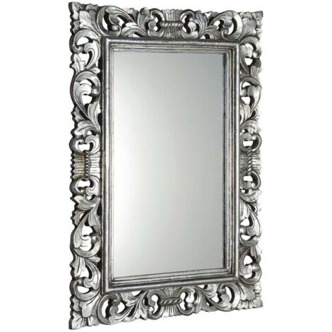 Sapho Scule - Specchio in cornice 800x1200 mm, argento IN308