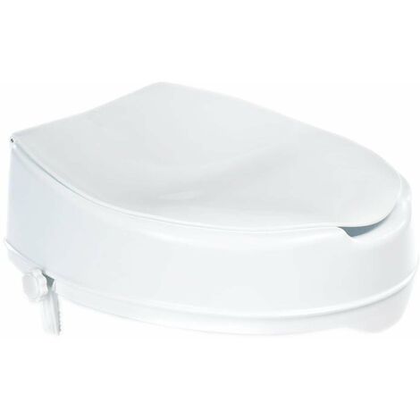 Sapho Sedili WC Ridder - Copriwater rialzato 100 mm, senza maniglia, bianco A0071001