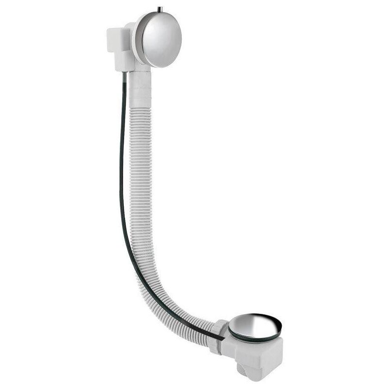 Senator - Garniture de vidage pour baignoire avec bowden, longueur 700 mm, bonde 72 mm, inox VR117028 - Sapho