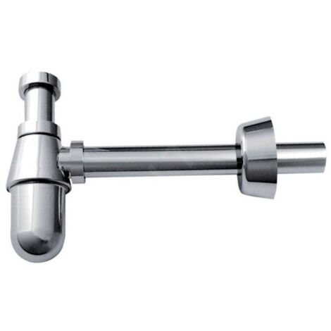 Sapho Siphones Bonomini - Siphon de lavabo Thermotrap, sortie d'évacuation 32 mm, chrome 0570EC25K7