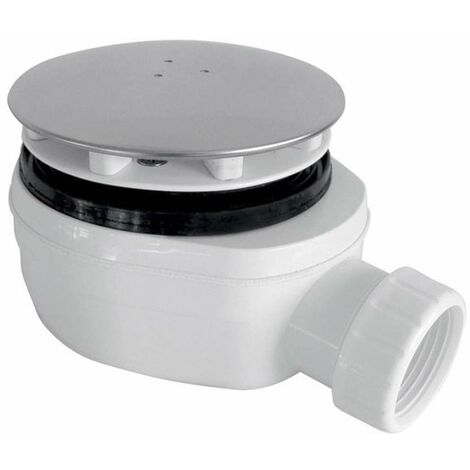 Sapho Siphons - Siphon de receveur extra bas, 90 mm, chrome PB90EXN