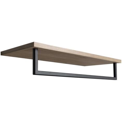 Sapho Ska - Estante con toallero, longitud 60 mm, roble SKA385B