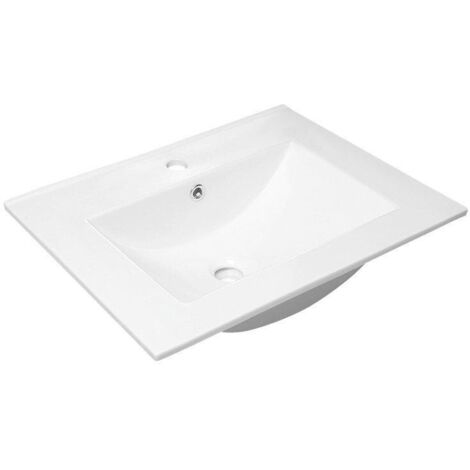Sapho Slim - Meuble-lavabo 600x160x460 mm, blanc 1601-60