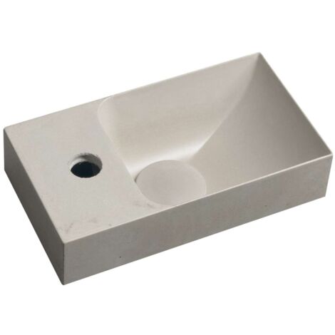 Sapho Small - Handwaschbecken, 31x17 cm, ohne Überlauf, Hahnloch links, Sand PK30014
