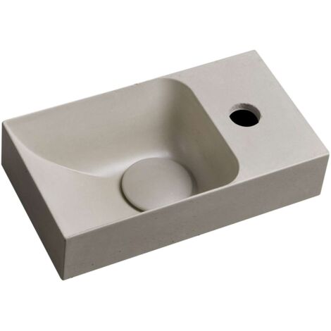 Sapho Small - Handwaschbecken, 31x17 cm, ohne Überlauf, Hahnloch rechts, Sand PK30514
