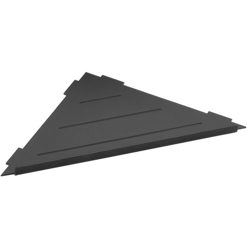 Sapho - Smart - Tablette d'angle, dans les joints, noir mat XJ615B