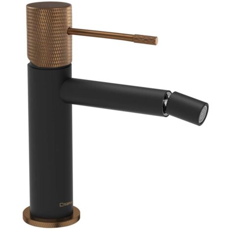 Sapho Solaris - Grifo de bidé, negro mate/cobre mate WD003PG