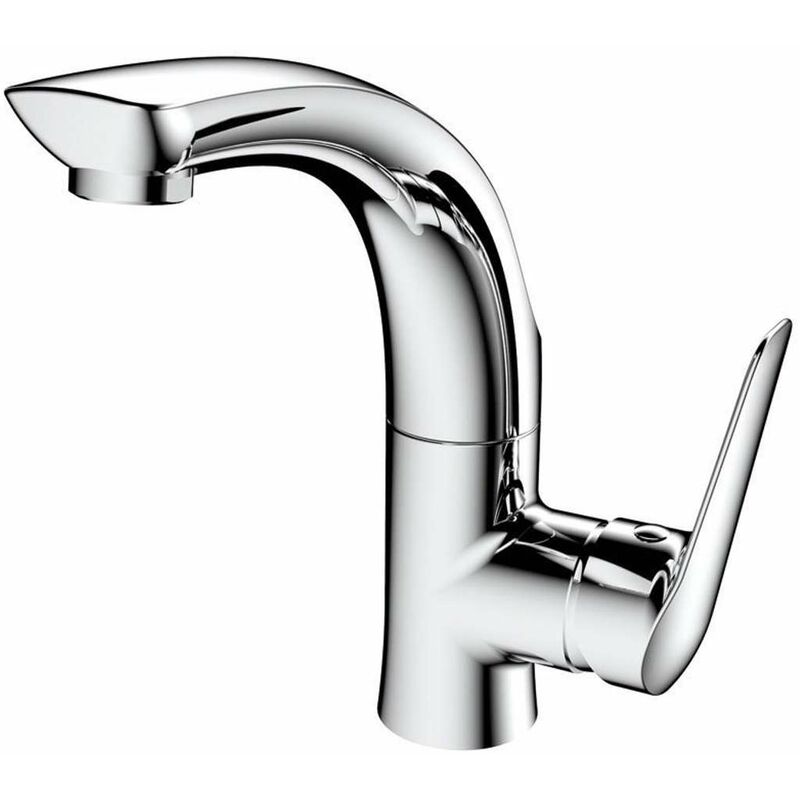 Sapho - Soliter - Mitigeur de lavabo fly, avec bec rotatif, chrome DF004
