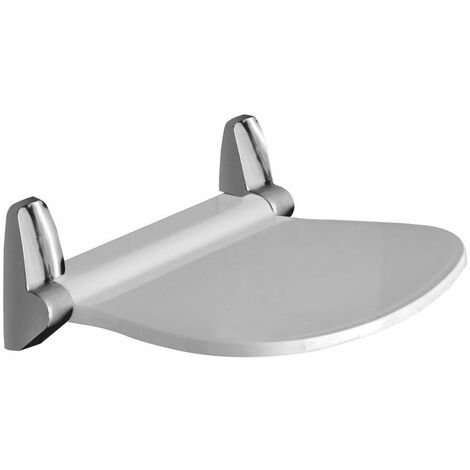 Sapho Sound - Siège de douche rabattable 39x35 cm, blanc 2282