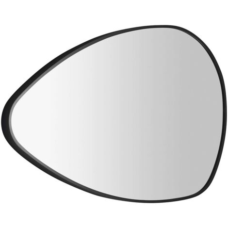Sapho Specchi - Specchio con cornice 80x51 cm, nero opaco NA380