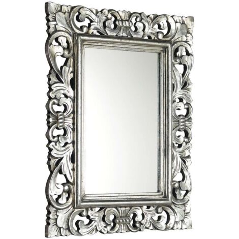 Sapho Specchi - Specchio in cornice, 60x80 cm, argento IN115