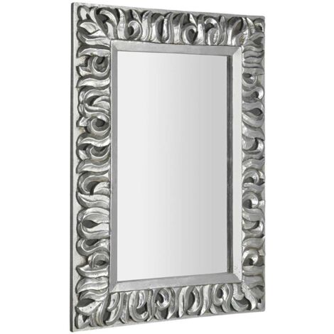 Sapho Specchi - Specchio Zeegreas in cornice, 700x1000 mm, argento IN432