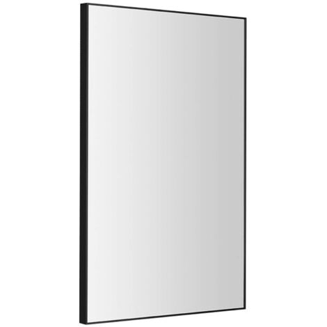 Sapho Spiegel - Spiegel Arowana im Rahmen, 50x80 cm, schwarz matt AWB5080