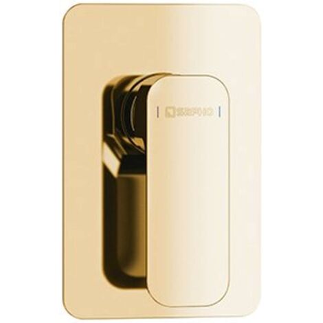 Sapho Spy - Grifo empotrado de ducha con cuerpo de montaje, para 2 aparatos, oro PY41/17