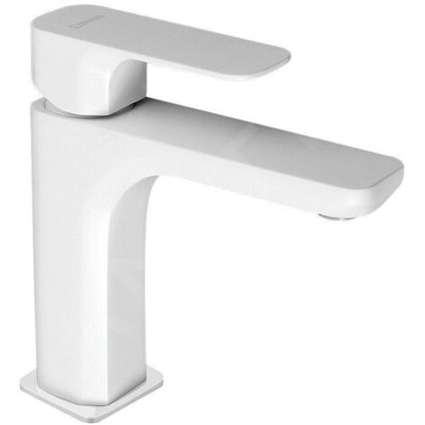 Sapho Spy - Mitigeur de lavabo sans bonde, blanc mat PY02/14
