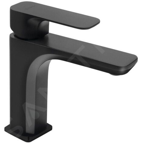 Sapho Spy - Mitigeur de lavabo sans bonde, noir mat PY02/15