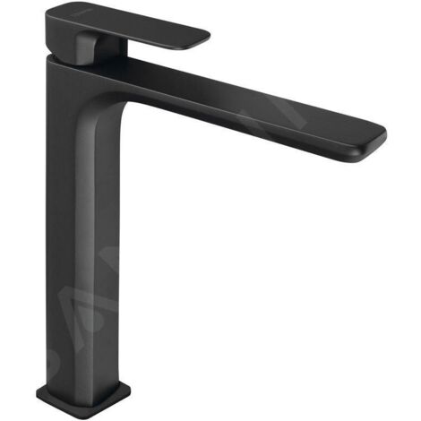 Sapho Spy - Mitigeur de lavabo sans bonde, noir mat PY07/15