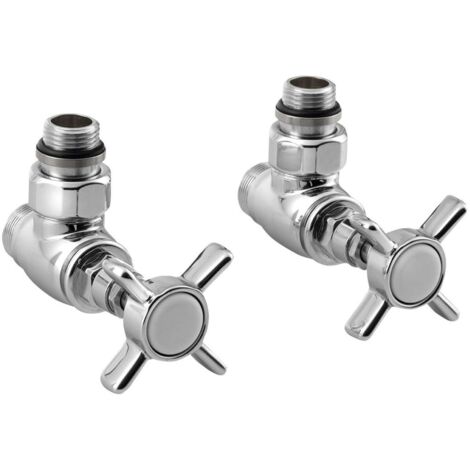 Sapho Star - Ventilanschluss-Set, manuell, eckig, Chrom CP5020S