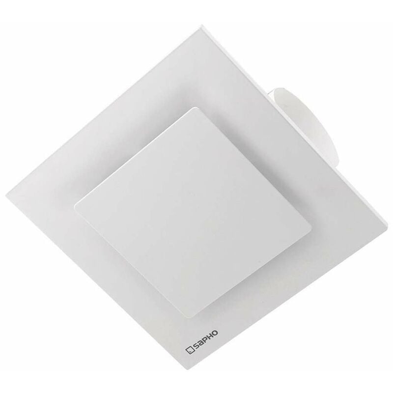 Tecto - Aérateur axial de plafond, 20 w, tuyau 100 mm, blanc TC201 - Sapho