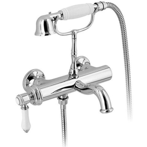 Sapho Vienna - Miscelatore per vasca da bagno, con accessori, cromo VO010
