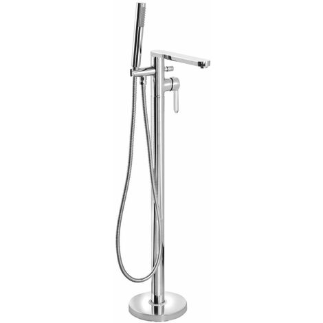 Sapho Wasserarmaturen - Badewannenarmatur, Bodenmontage, Chrom ZU420