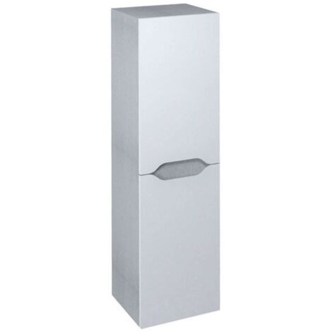 Sapho Wave - Armario 35x140x30 cm, 2 puertas, roble blanco/roble plateado WA245-3011