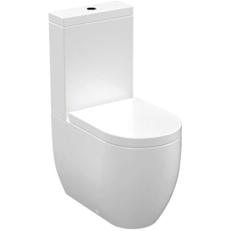 Sapho WC - WC monoblocco, scarico Vario, bianco WCSET11-FLO