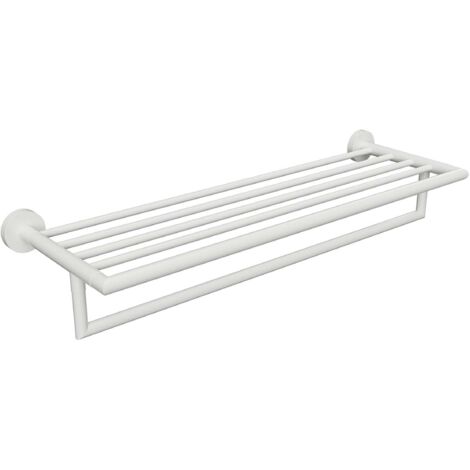 Sapho X-Round - Estante con toallero, longitud 6 cm, cromo XR421W
