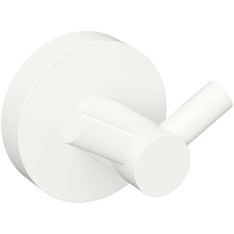 Sapho X-Round - Gancho doble, blanco XR202W