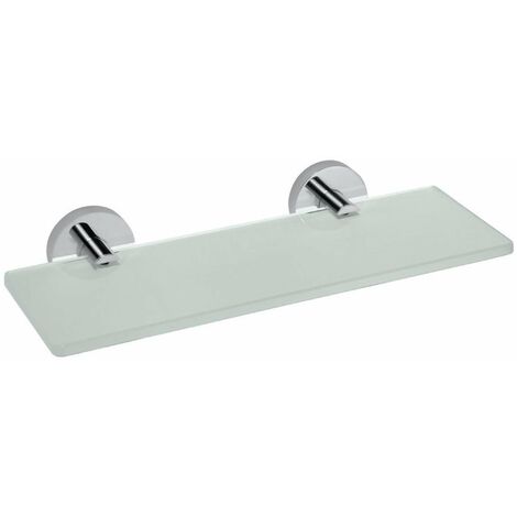 Sapho X-Round - Mensola 30x13 cm, vetro/cromo XR601