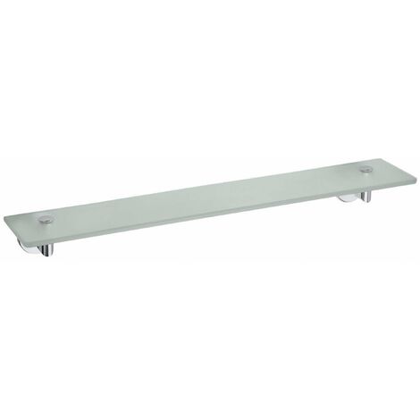 Sapho X-Round - Mensola 60x13 cm, vetro/cromo XR610